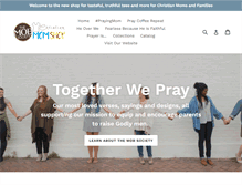 Tablet Screenshot of christianmomshop.com